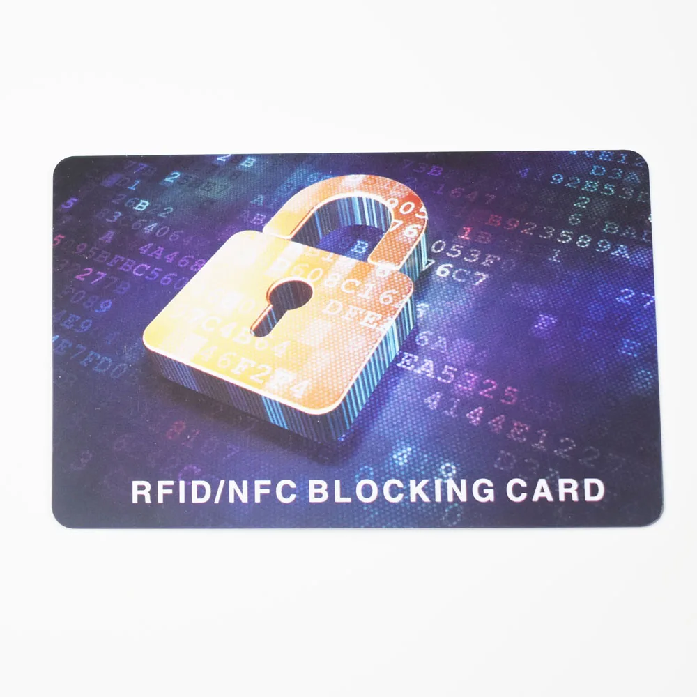 Портативный кредитная карта протектор RFID блокировка NFC щит сигналы безопасной для паспорта кошелек