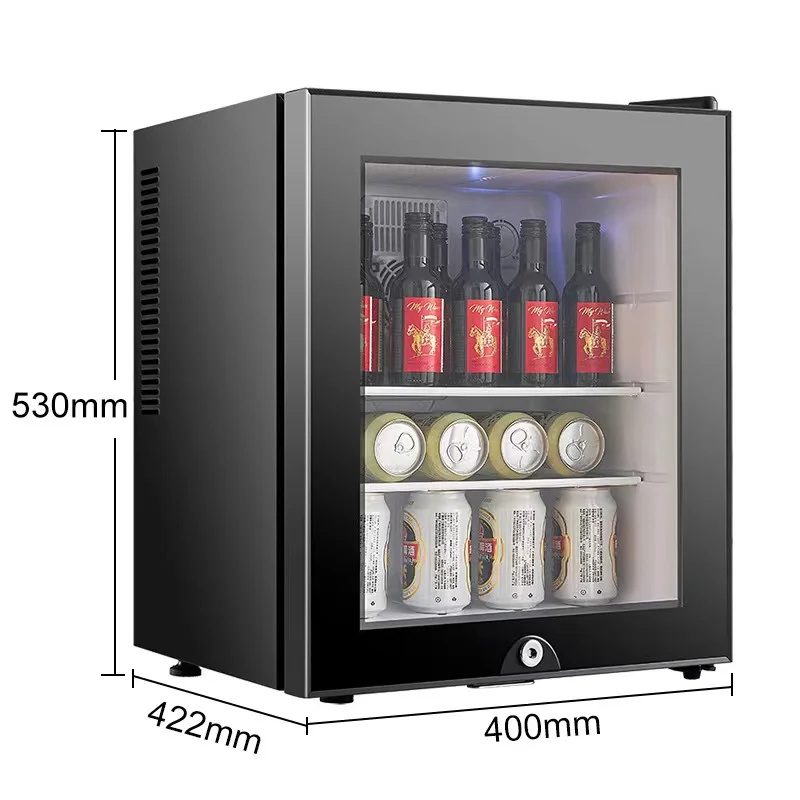 Портативный маленький холодильник мощностью 55 Вт гостиничные номера мини-бар отеля холодильник