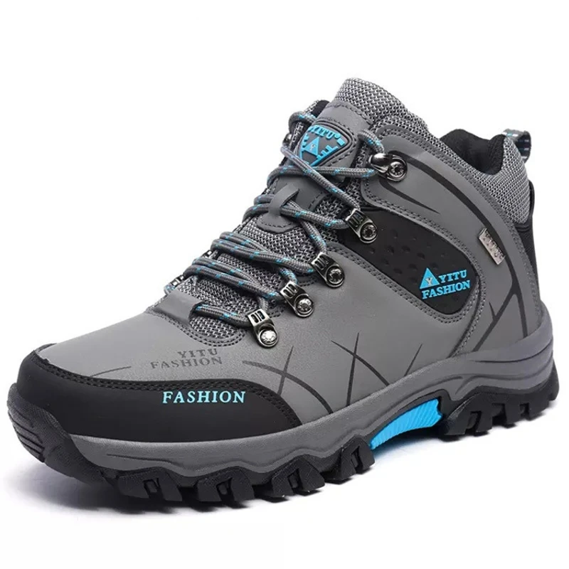 Походная обувь для мужчин, Высокие ботинки для альпинизма, Мужская платформа, Туризм, Бег, Треккинг, Износостойкие кроссовки Zapatillas