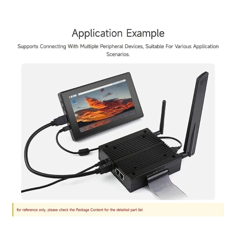 Прилагается мини-компьютер для хранения для Raspberry СМ4, два NVMe SSD в слоты, способны
