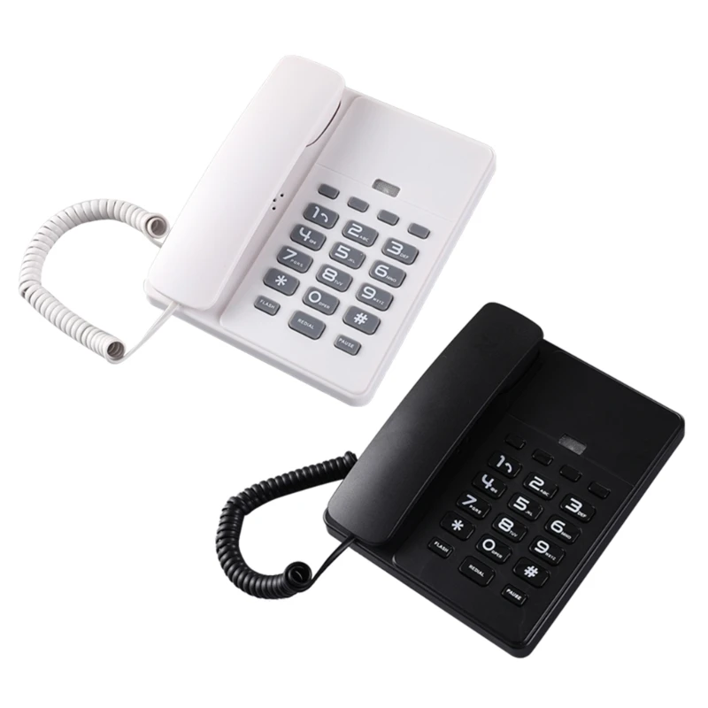 Проводной телефон HCD Стационарные телефоны Стационарный телефон с повторным набором номера Настольный телефон C1FD