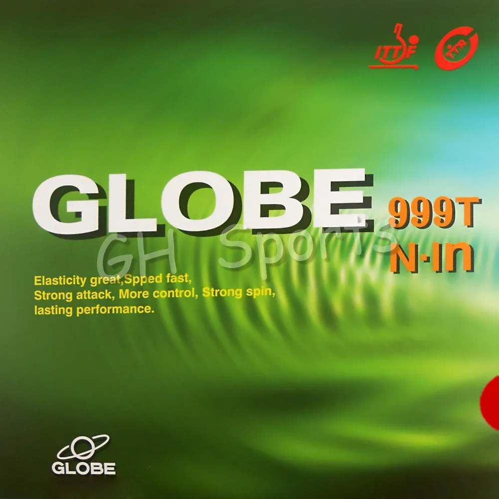 Ракетка для настольного тенниса Globe 999T 999-T Pips-in для пинг-понга с верхним слоем Резины без губки (OX, верхний слой) спортивная