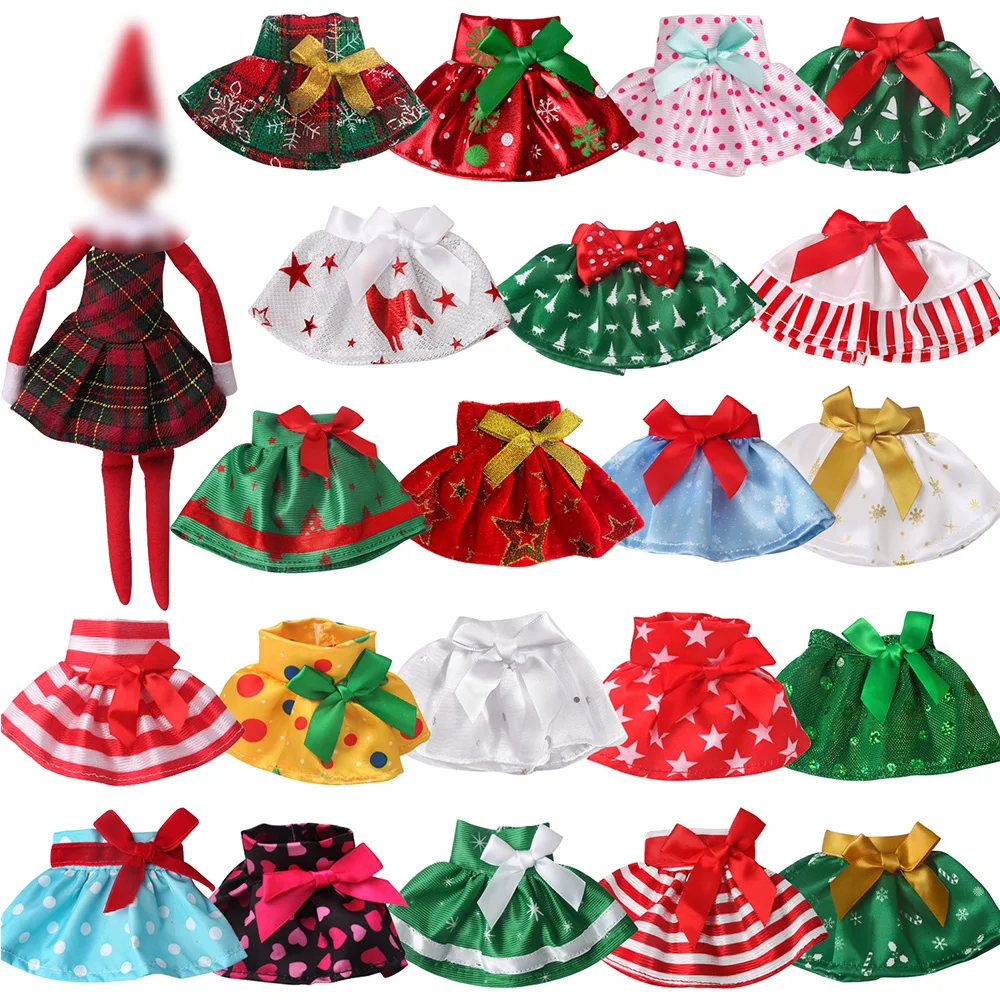 Розничная продажа, 1 шт., Рождественское Платье для Большой куклы-феи, платье для Взрослой Куклы-феи, Одежда Lalafanfan, Мини-одежда, несколько цветов (без куклы)