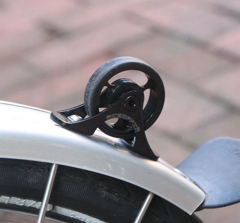 Ролики с одним брызговиком для велосипеда Brompton cateye