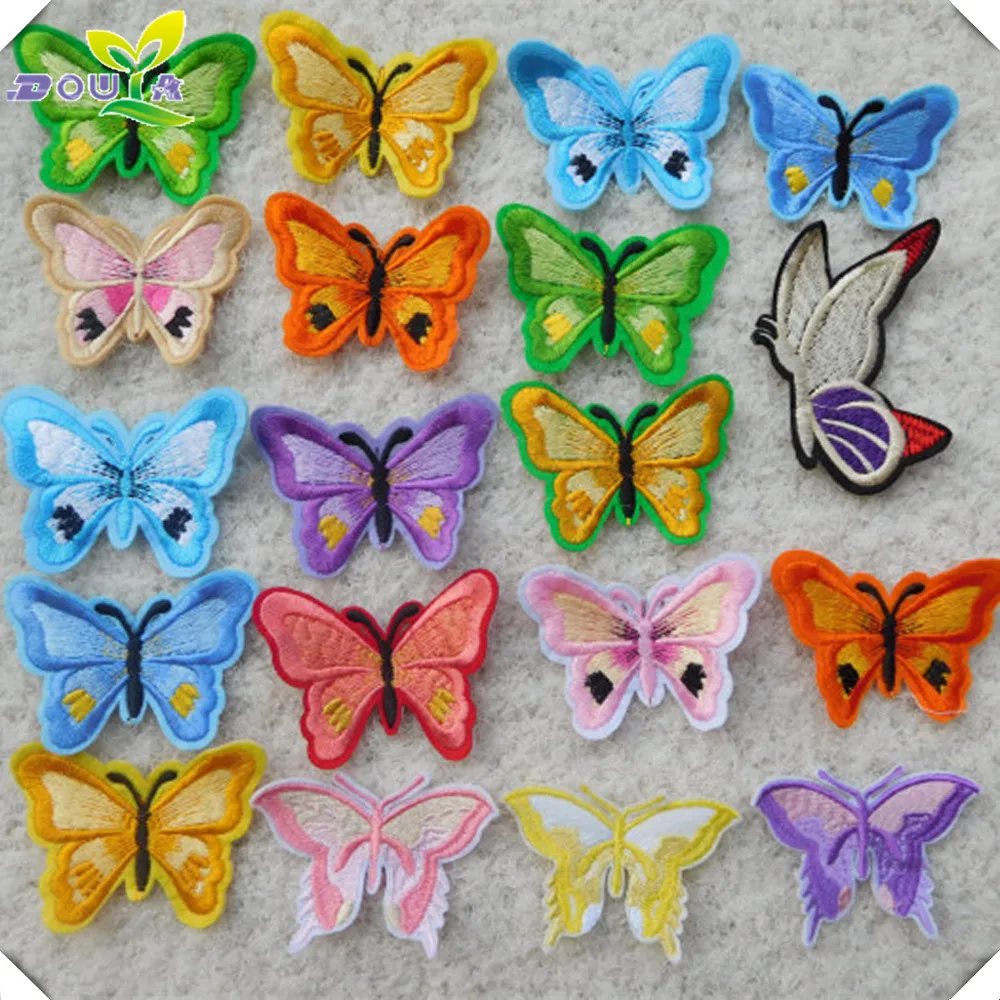 ручная вышивка бабочка цветок птица Бэйцзяо патч DIY декоративная паста ремонт дыр в штанах цветная паста для одежды