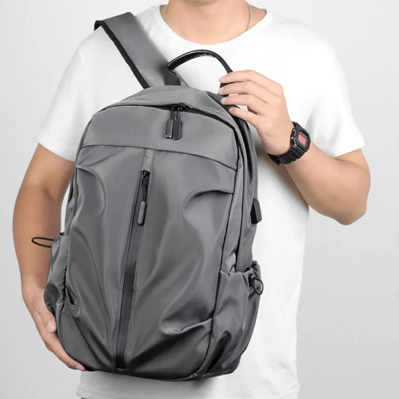 рюкзак для студентов колледжа, мужская повседневная сумка для компьютера, большая вместительная уличная водонепроницаемая дорожная сумка