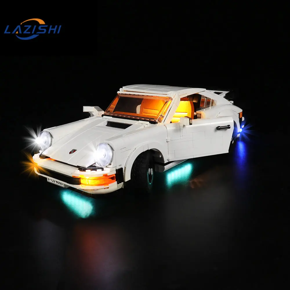 Светодиодный светильник Lazishi для 10295 Porsche 911, игрушки для освещения 