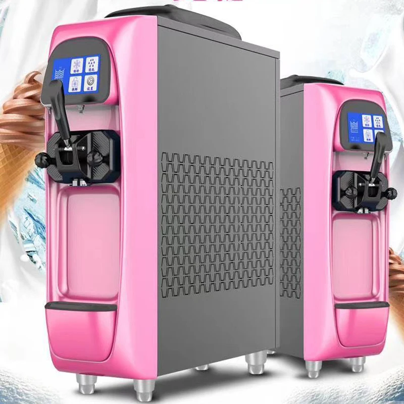 Сертифицированная Ce настольная мини-китайская машина для приготовления мягкого мороженого, небольшая машина для приготовления клубничного пломбира отечественного производства