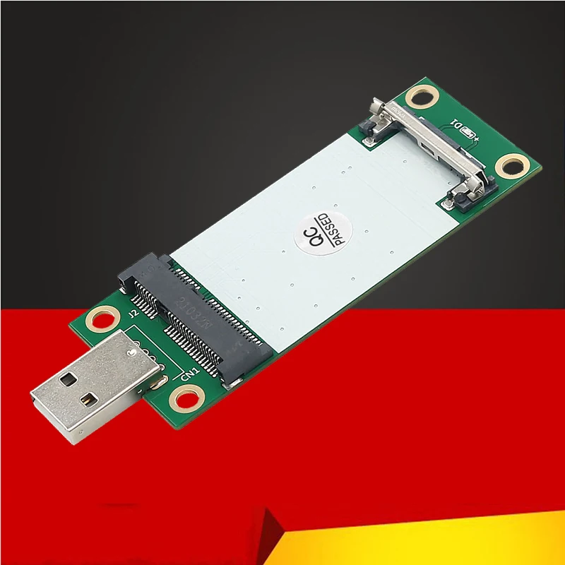 Сетевой адаптер Mini PCIE-USB2.0 Riser с разъемом для SIM-карты для сетевого модуля 3G/4G/WWAN/LTE, Беспроводная мини-карта для настольного ПК