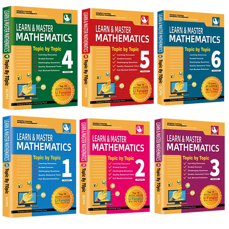 Сингапурские Учебники математики Для начальной школы 1-6 классов Дополняют Знания по английским Учебникам математики