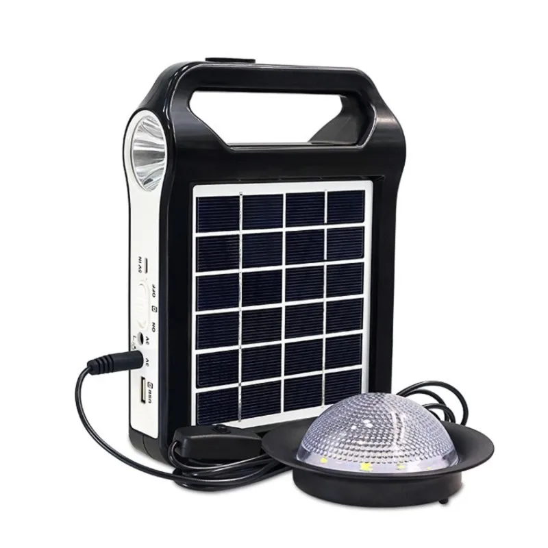 Система генератора для хранения энергии солнечной энергии на открытом воздухе, портативная солнечная панель, зарядное устройство LampUSB с ламповым освещением