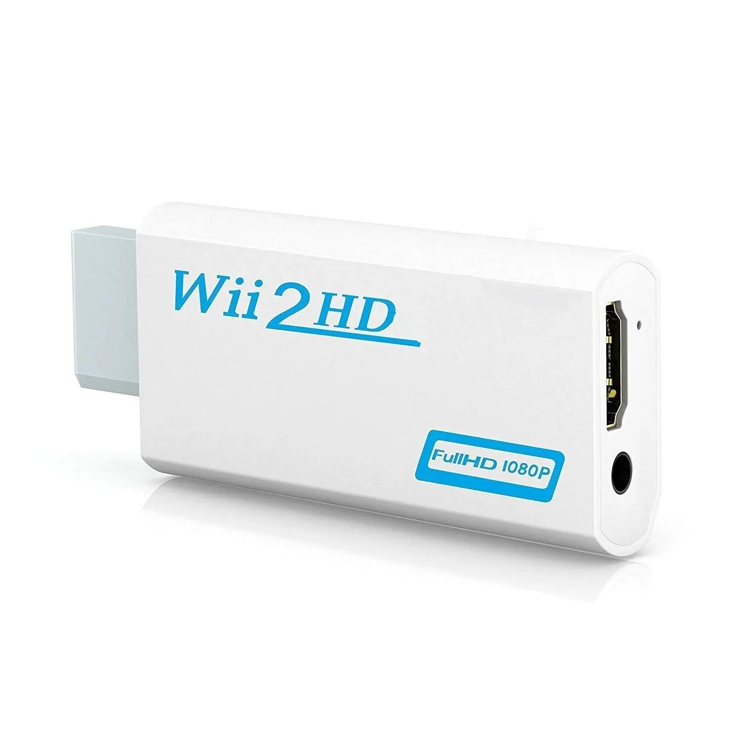 Совместимый конвертер Full HD 1080P Wii в HDMI адаптер конвертер Wii2HDMI 3,5 мм аудио для ПК HDTV монитор дисплей