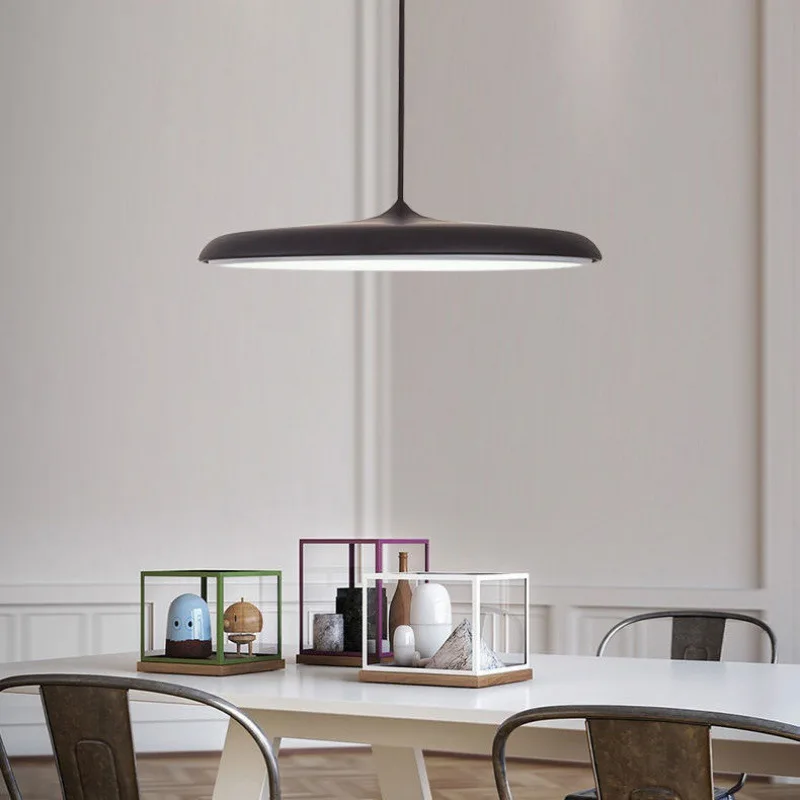 Современный подвесной светильник UFO Led, Круглый подвесной светильник для помещений, подвесной светильник в скандинавском стиле для кухни, обеденного стола, гостиной, домашнего декора, подвесной светильник