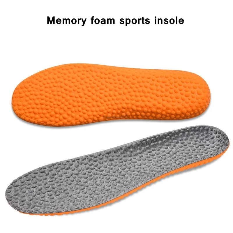 Спортивные стельки из пены с эффектом памяти, обеспечивающие отличную амортизацию и облегчение стопы, Стельки для мужчин и Женщин, Ортопедическая прокладка для обуви