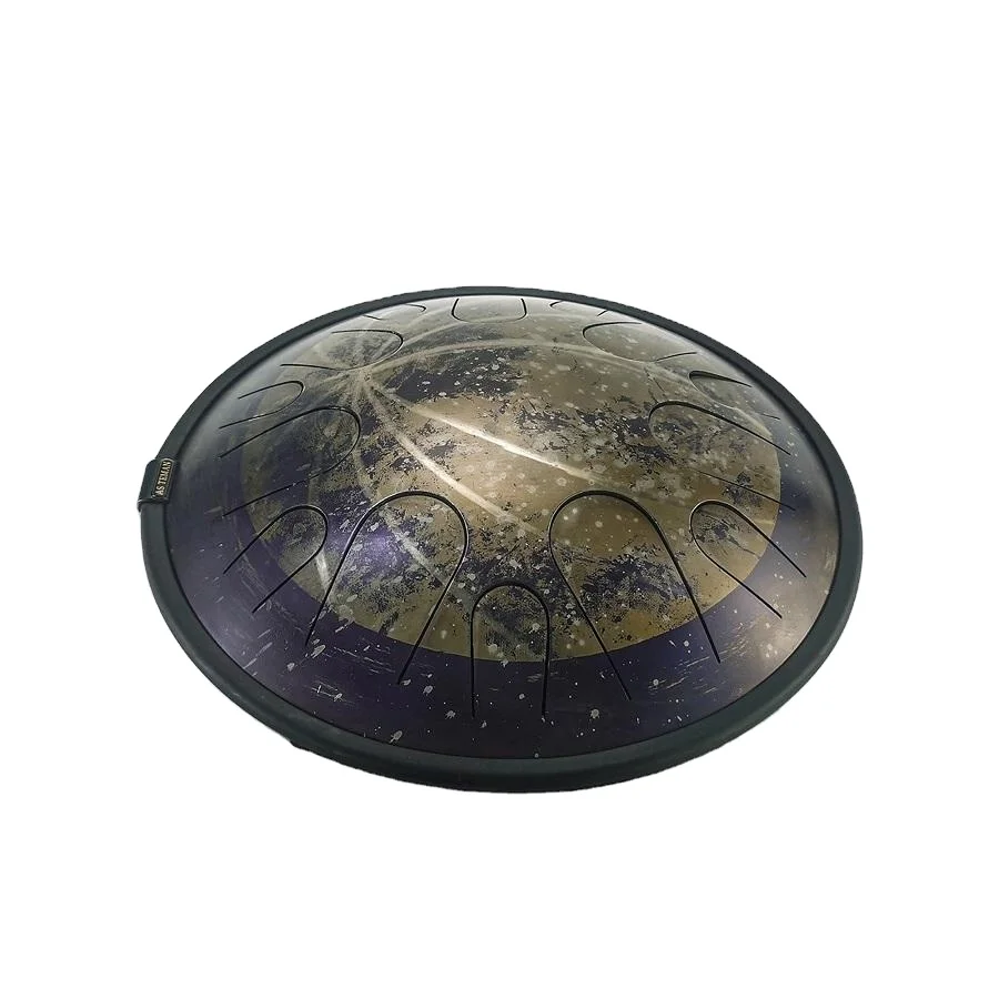 Стальной язычковый барабан ASTEMAN серии Universe moon 14-дюймовый 14-тонный стальной язычковый барабан Lotus
