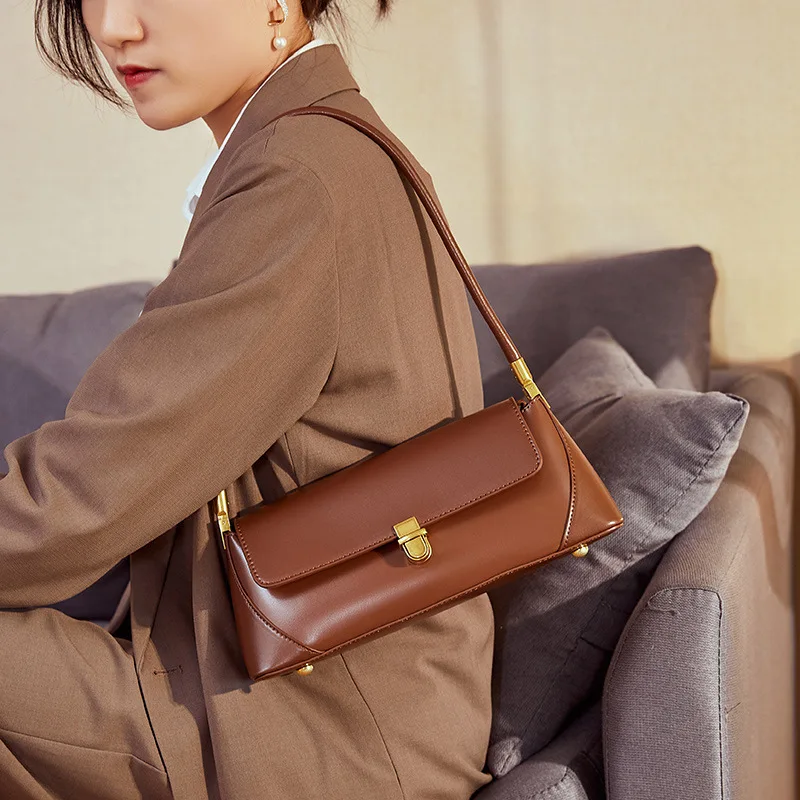 Сумка для подмышек 2023, нишевый дизайн, роскошные сумки, летняя французская женская сумка для телефона из натуральной кожи