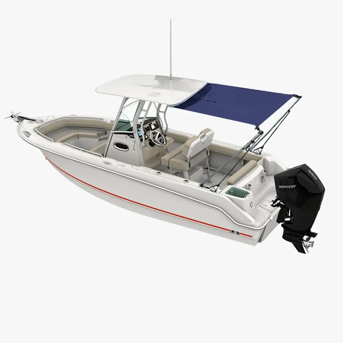 Т-образный козырек для морской лодки Bimini Top Extension с Т-образным верхом, изготовленный по индивидуальному заказу BSCI