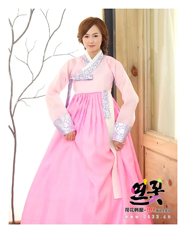 Ханбок, женский Ханбок с высокой талией, вышитый Ханбок, Корейская оригинальная импортная ткань, свадебный Ханбок, сценическое представление, Ханбок