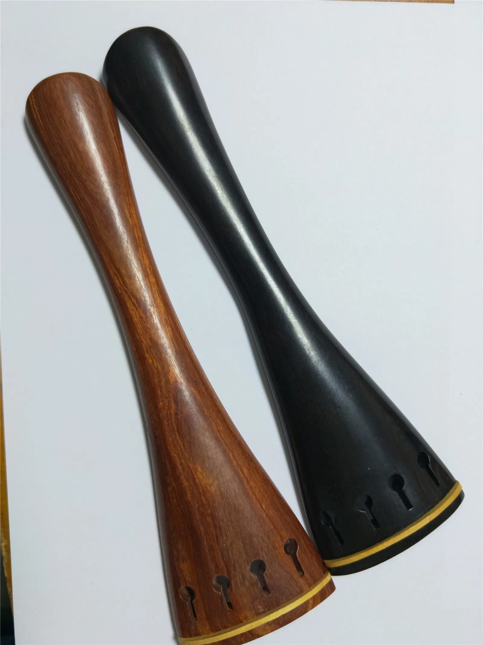 Хвостовик для виолончели 4/4 из черного дерева, хвостовик из розового дерева