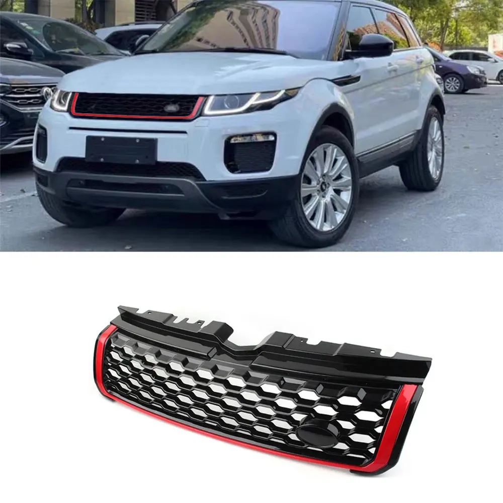 Центральная Верхняя решетка радиатора Переднего бампера автомобиля для Land Rover Range Rover Evoque 2010 2011 2012 2013 2014 2015 2016 2017 2018