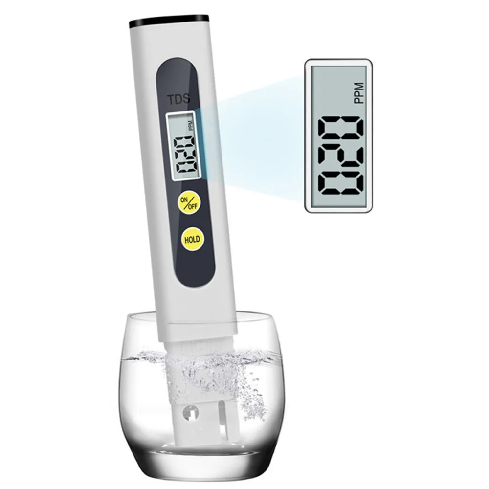 Цифровой Измеритель TDS Тестер Температуры Ручка Чистоты воды PPM Фильтр Гидропонный для Аквариума Тестер для контроля воды в бассейне 0-9990ppm