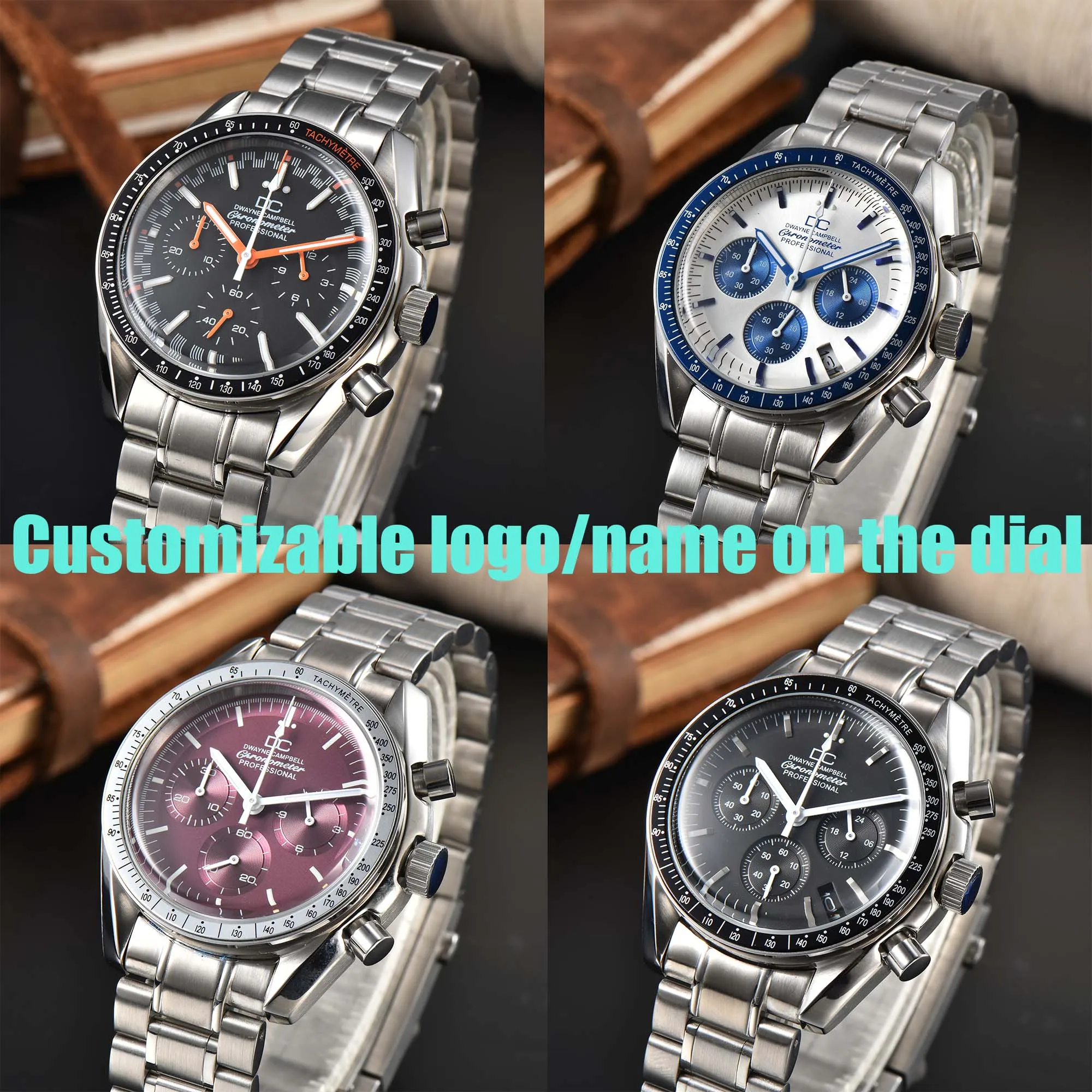 Часы VK63 39,7 мм, Аксессуары для мужских часов, Кварцевый механизм, Электронные часы с часовым механизмом, Индивидуальные часы VK63 с изображением Панды