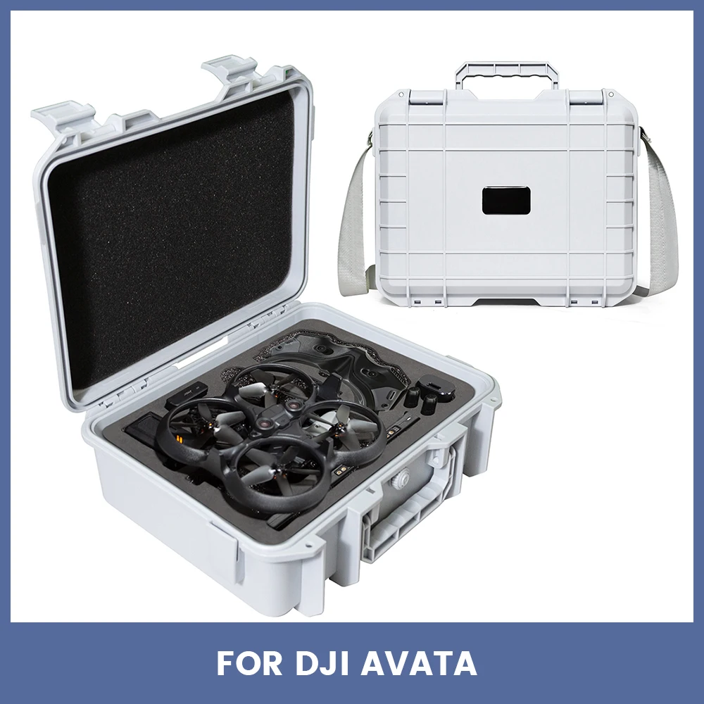 Чехол для переноски Avata, жесткая сумка для хранения, Портативный чемодан с твердой оболочкой, жесткая взрывозащищенная коробка для аксессуаров DJI Avata
