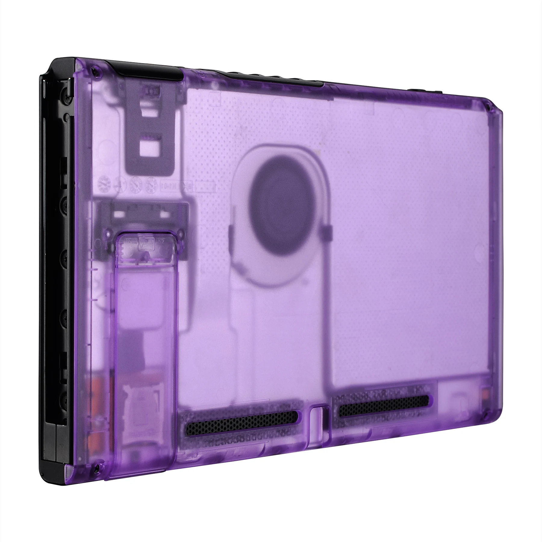 Экстремальный Пользовательский Прозрачный Атомно-фиолетовый корпус задней панели консоли для замены корпуса для консоли NS Switch с подставкой