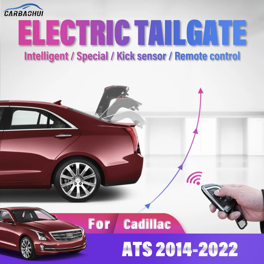 Электропривод открывания задней двери багажника Автомобильный подъемник Комплект питания задней двери для Cadillac ATS 2016-2022, Электрический багажник с датчиком удара