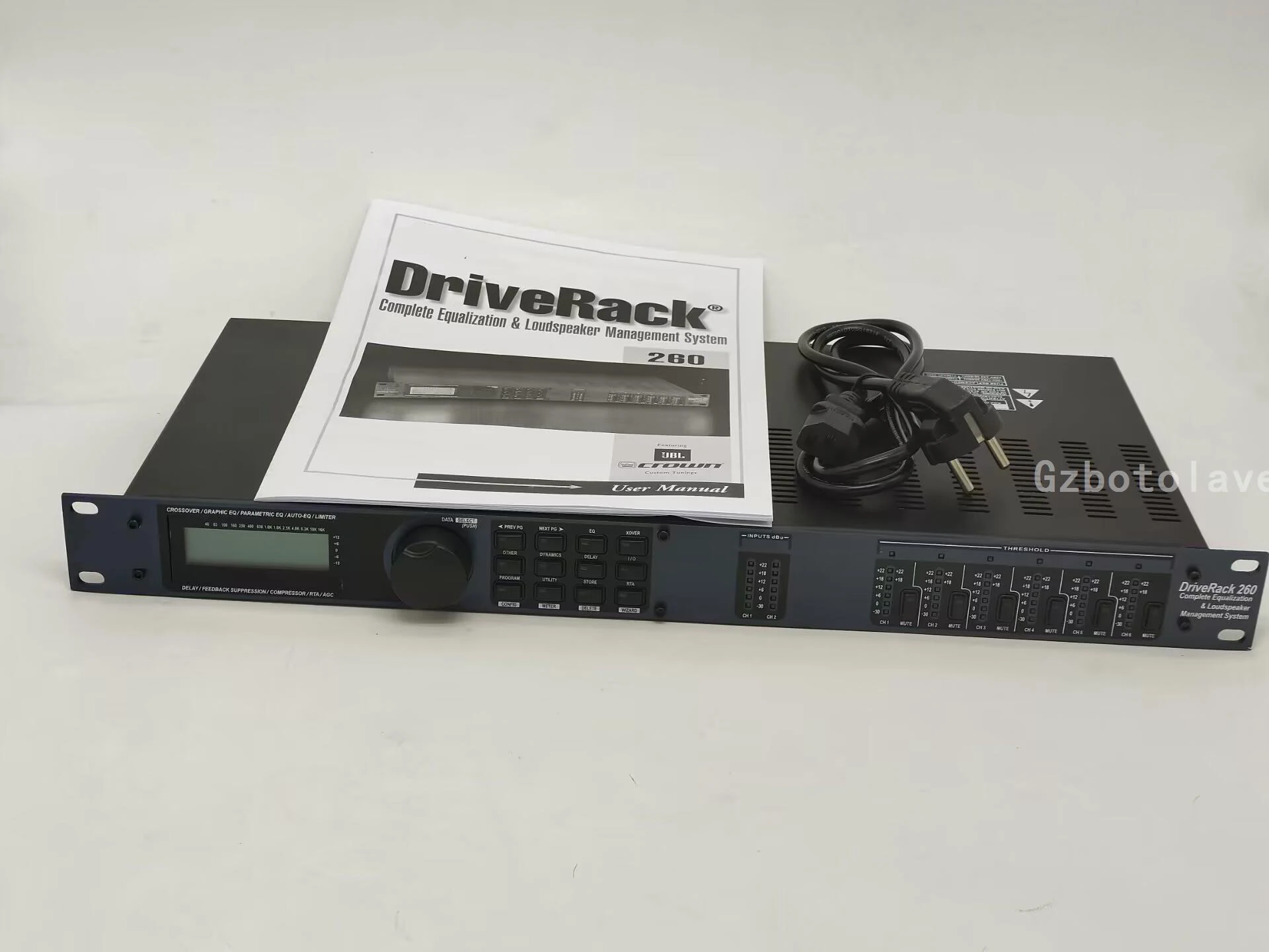 Эффектор профессиональной звуковой системы DriveRack 260, 3 входа, 6 выходов, Многофункциональный цифровой аудиопроцессор