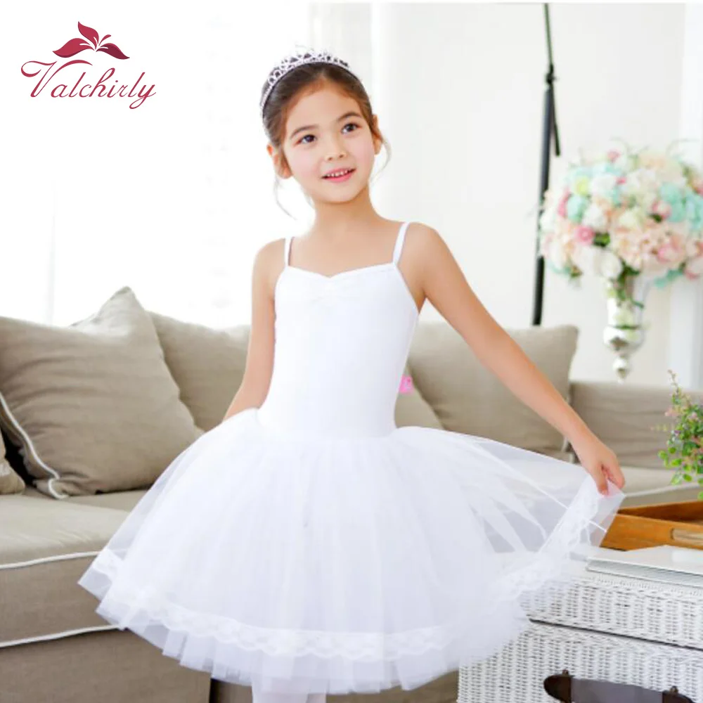 Новое балетное платье-пачка Для девочек, Трико, Одежда для танцев, Детские праздничные платья Принцессы, Детская танцевальная одежда, костюмы